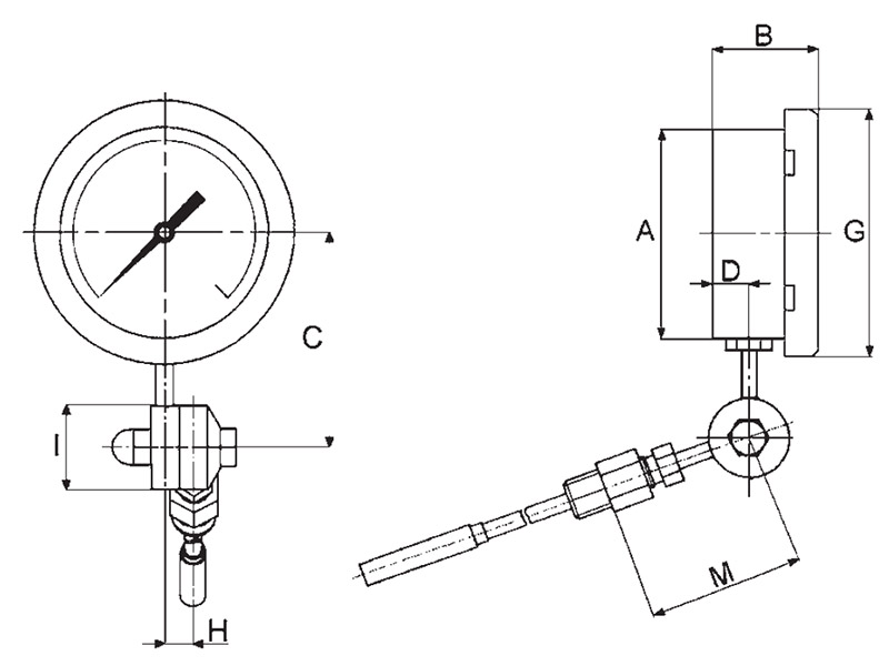 Gas Expansion thermometers ST 378 FANTINELLI Srl